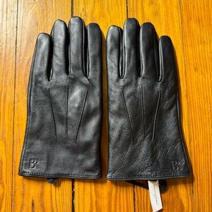 Banana Republic Factory Men’s Black Leather Gloves L/XL NWT
